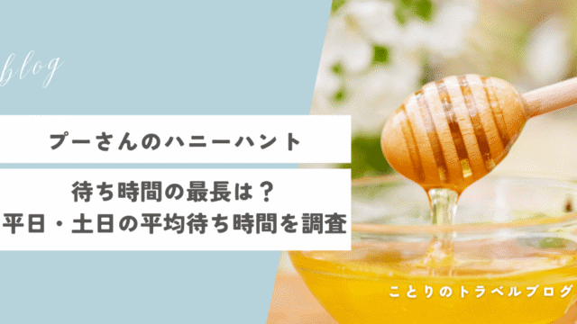 プーさんのハニーハントの最長待ち時間は？平日や土日の平均待ち時間は？8分、14分、82分の謎を解明！